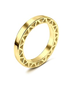 Gold Plated Silver Rings NSR-2825-GP